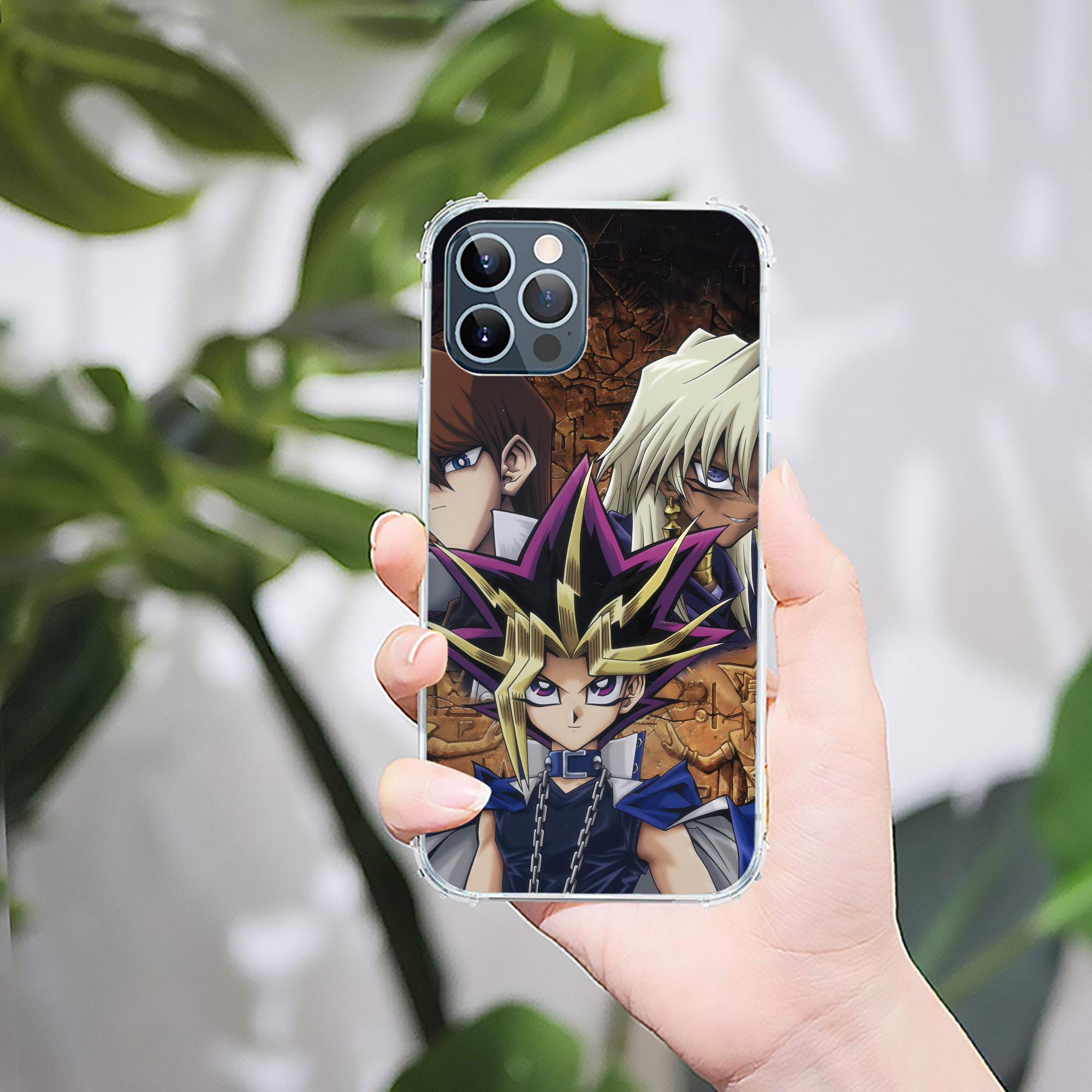 （画像用） 遊☆戯☆王 Yu-Gi-Oh! 【iPhone 12シリーズ対応】透明スマホケース（クリアソフトケース）
